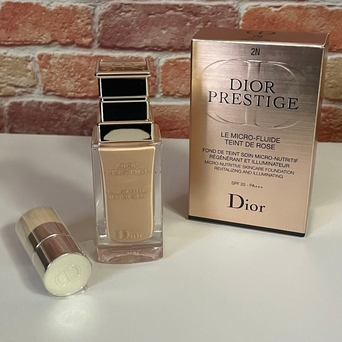 プレステージ ル フルイド タン ドゥ ローズ/Dior/リキッドファンデーションを使ったクチコミ(1枚目)