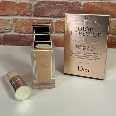 プレステージ ル フルイド タン ドゥ ローズ 2N/Dior/リキッドファンデーションを使ったクチコミ（1枚目）