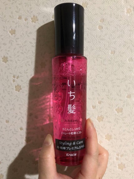 すとんとしっかりストレート和草ミスト/いち髪/ヘアミストを使ったクチコミ(1枚目)