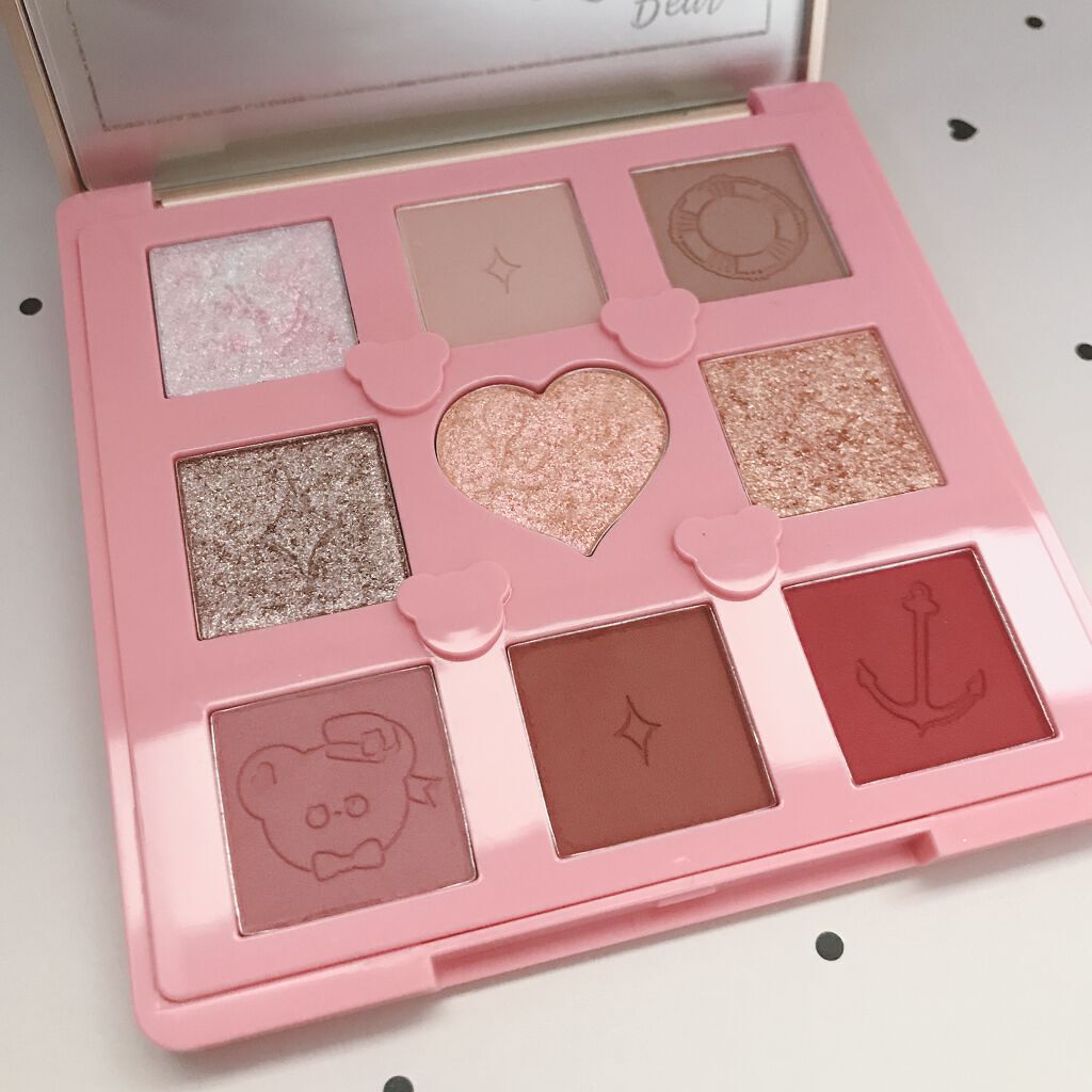 Love Bear 9色 アイシャドウパレット/FlowerKnows/アイシャドウパレットを使ったクチコミ(3枚目)