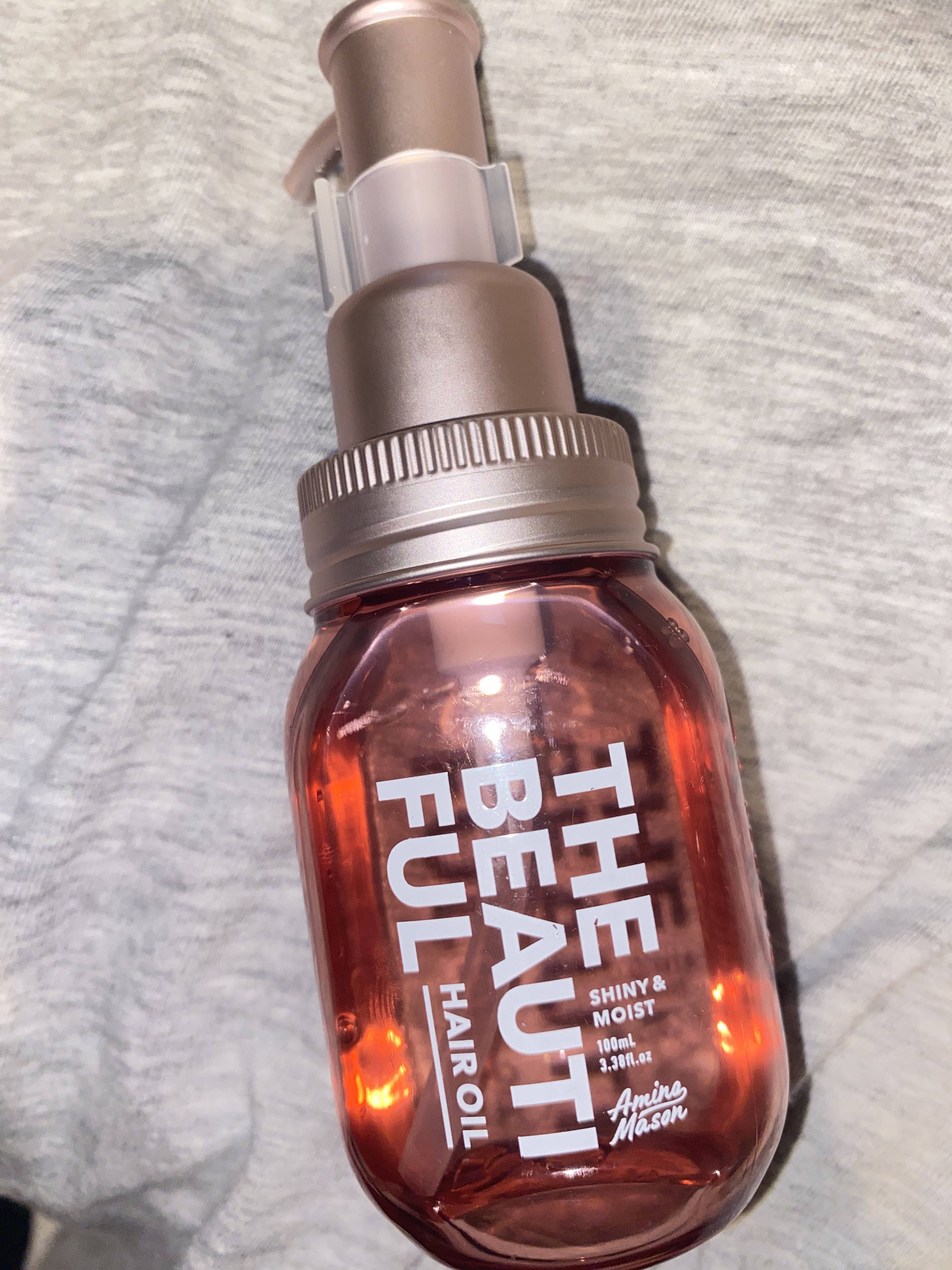 アミノメイソン シャイニー＆モイスト ヘアオイル/アミノメイソン/ヘアオイルを使ったクチコミ（1枚目）