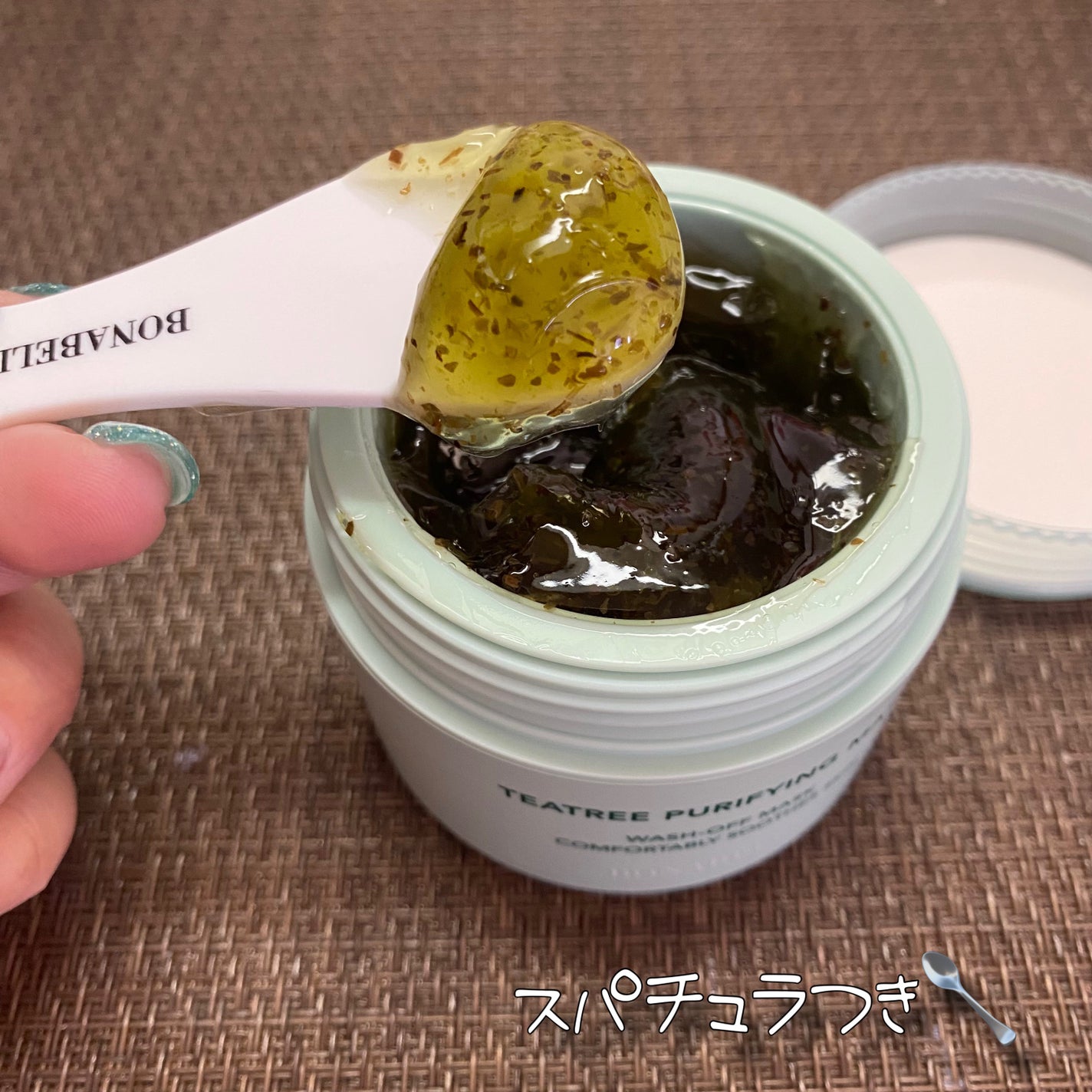 ティーツリーピュリファイングマスク/BONABELLA/洗い流すパック・マスクを使ったクチコミ(3枚目)