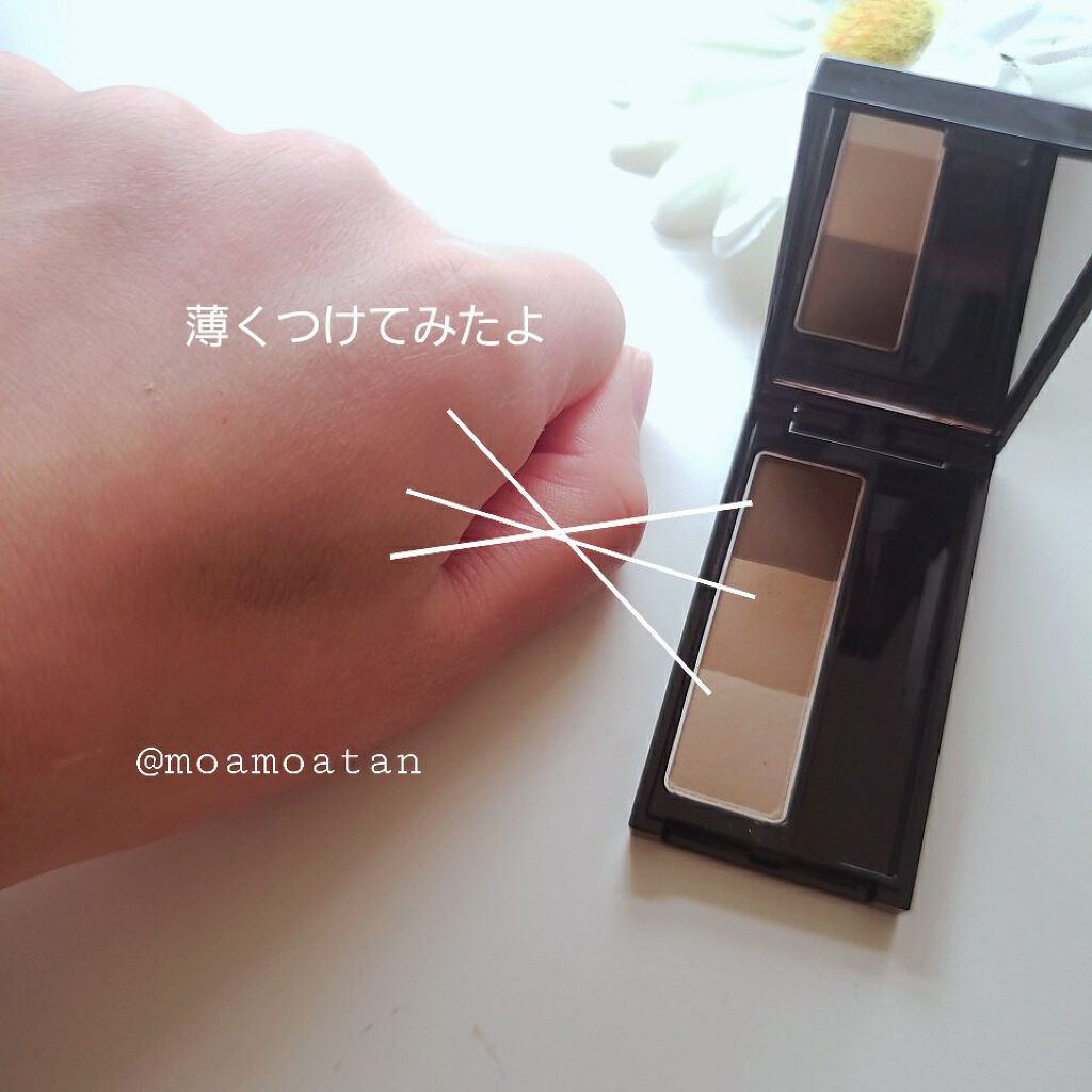 ケイト デザイニングアイブロウ3D/KATE/パウダーアイブロウを使ったクチコミ（3枚目）