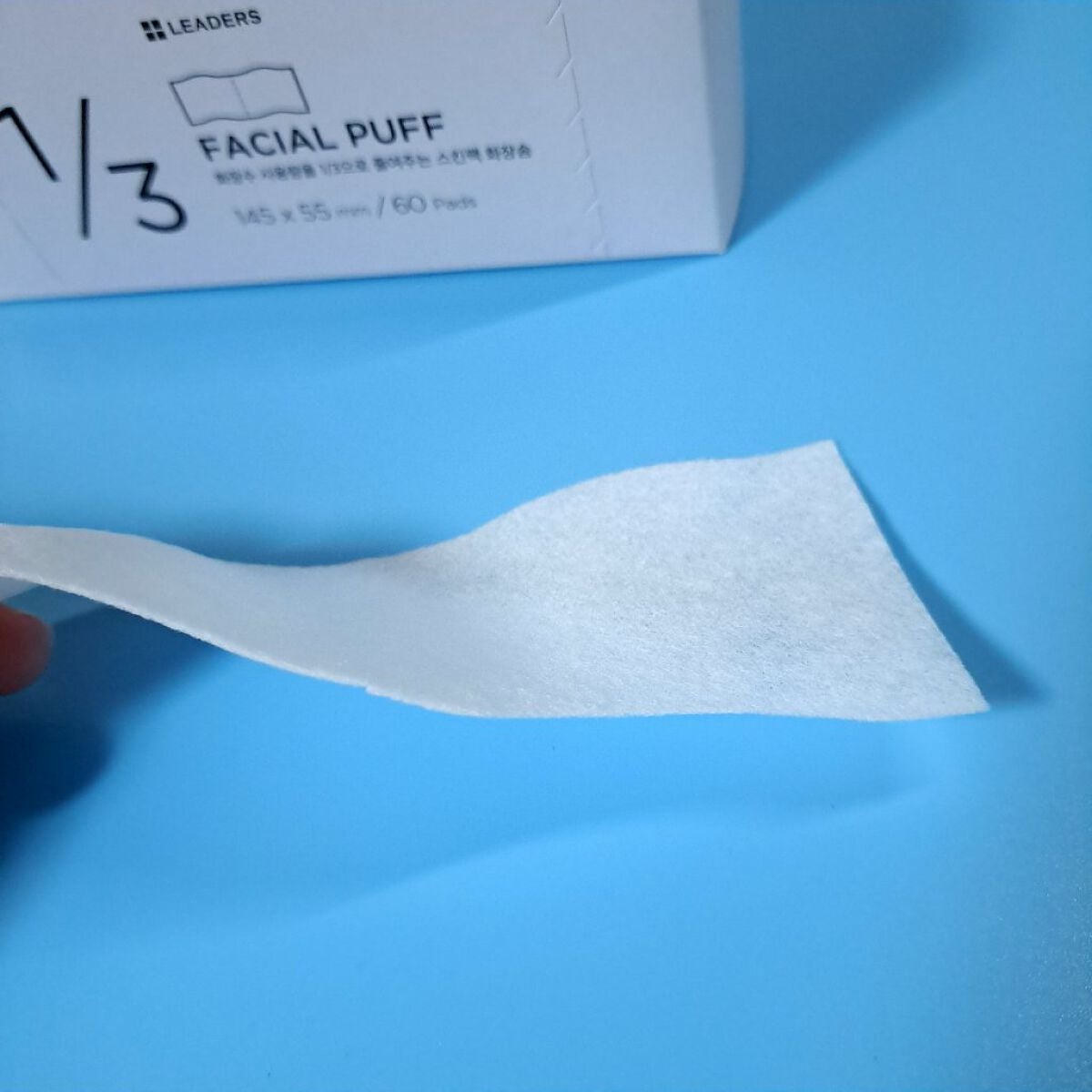 1/3 フェイシャルパフ/LEADERS/コットンを使ったクチコミ(3枚目)