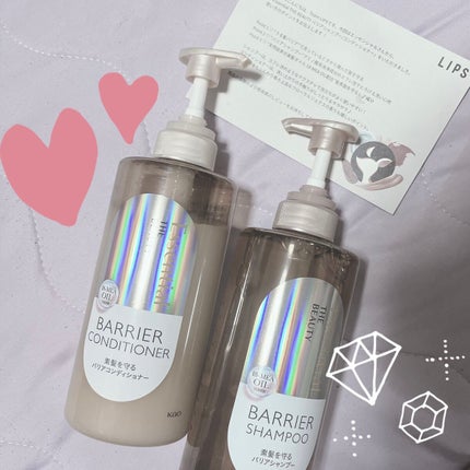 ザビューティ 髪のキメ美容素髪を守る バリアシャンプー/コンディショナー/エッセンシャル/シャンプー・コンディショナーを使ったクチコミ(1枚目)