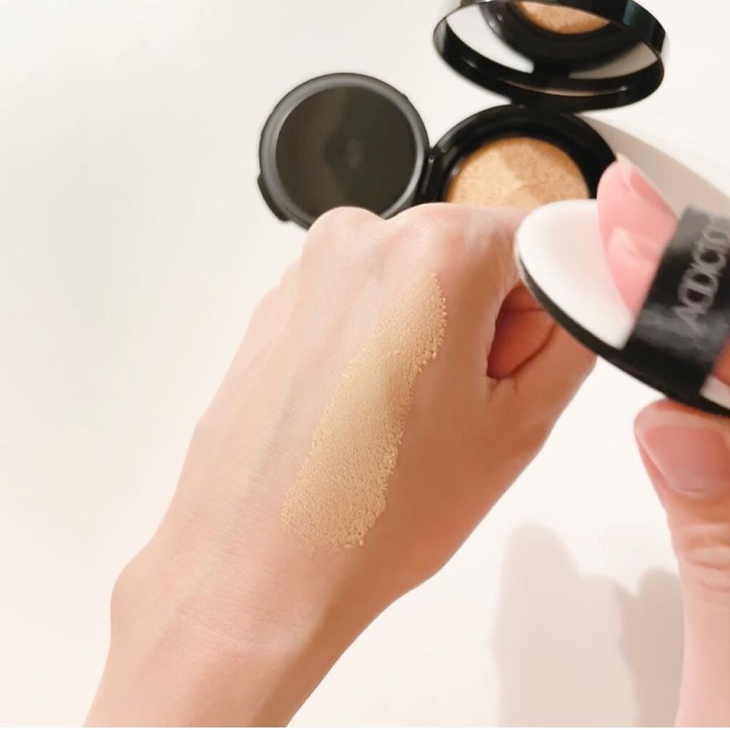 スキンリフレクト ラスティング UV クッションファンデーション/ADDICTION/クッションファンデーションを使ったクチコミ(4枚目)