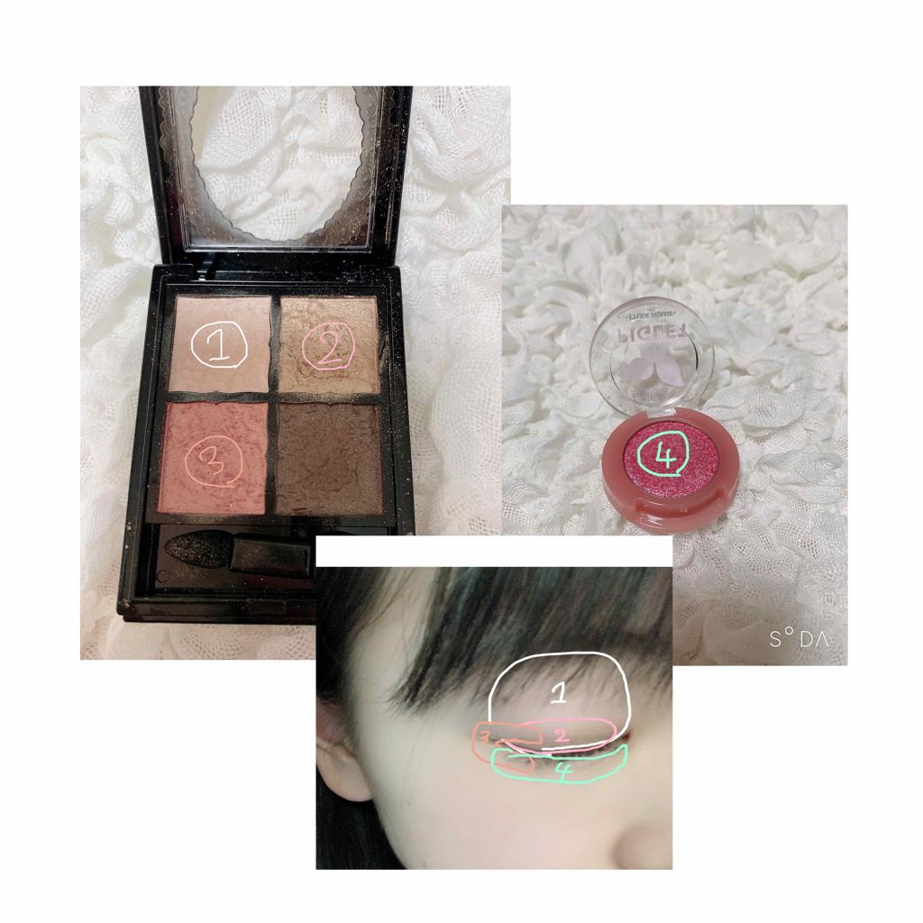 グロッシーリッチ アイズ/Visée/アイシャドウパレットを使ったクチコミ(3枚目)