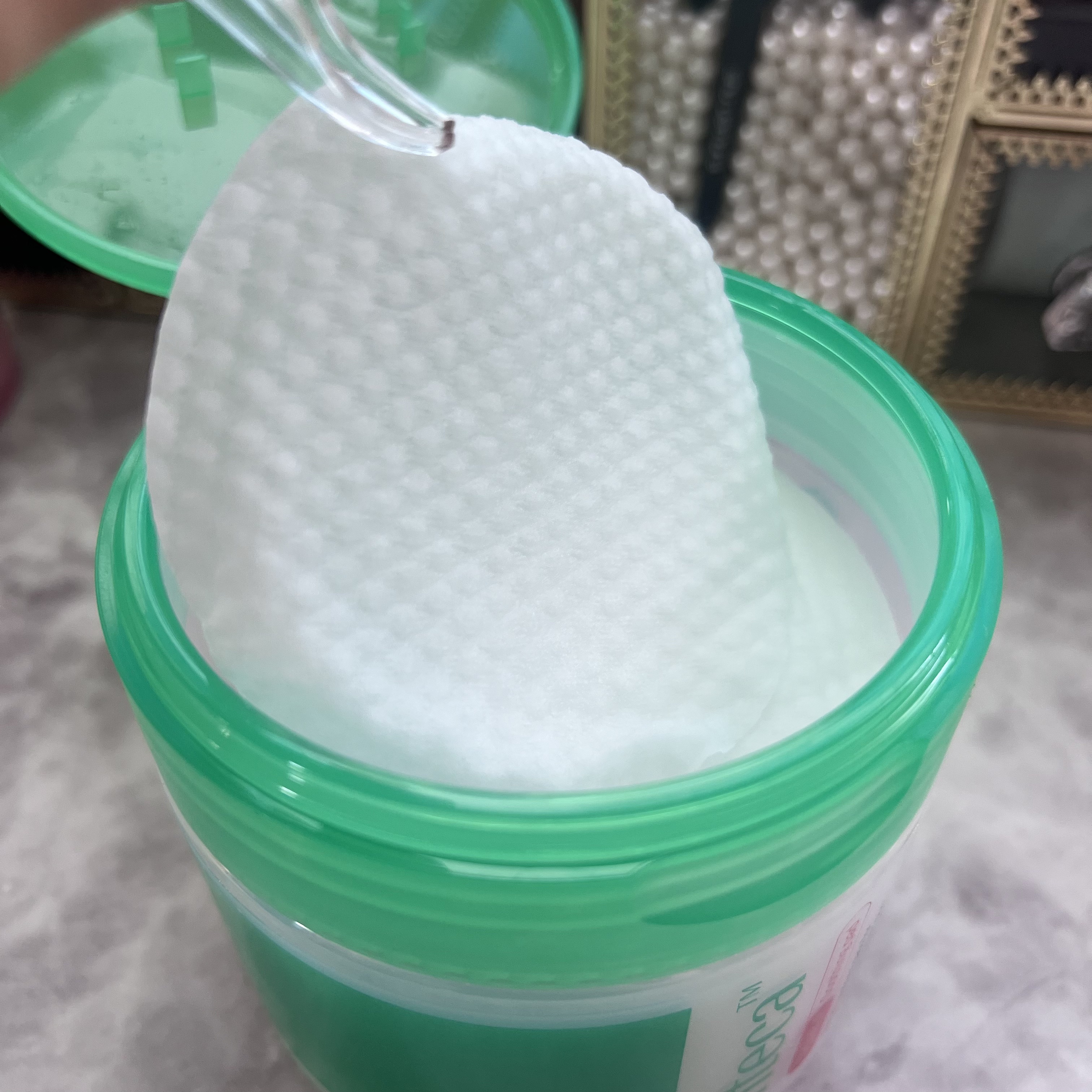 make prem インテカトラブルスージングパッドのクチコミ「美容液がヒタヒタで気持ちいいパッド💚

┈┈┈┈┈┈┈┈┈┈┈┈┈┈┈┈┈┈┈┈

#PR m.....」（2枚目）