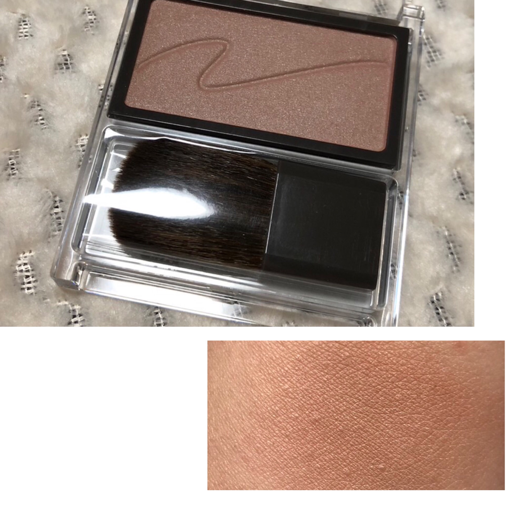 チークブラッシュ/CEZANNE/パウダーチークを使ったクチコミ（3枚目）