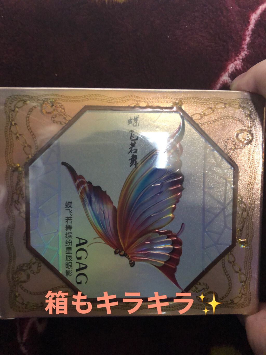 バタフライアイシャドウパレット/AGAG/アイシャドウパレットを使ったクチコミ（1枚目）