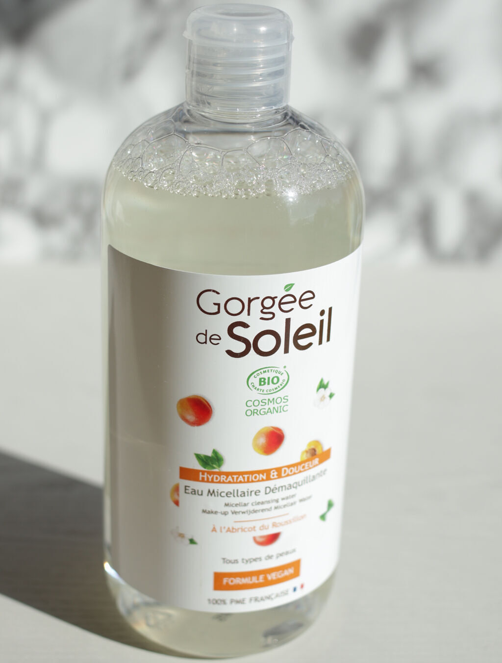 Gorgee de Soleil ミセラークレンジングウォーターのクチコミ「メイクが激落ち‼️
しっかり落ちるのに、お肌に優しい神クレンジング✨


私、衝撃⚡️⚡️です.....」（3枚目）