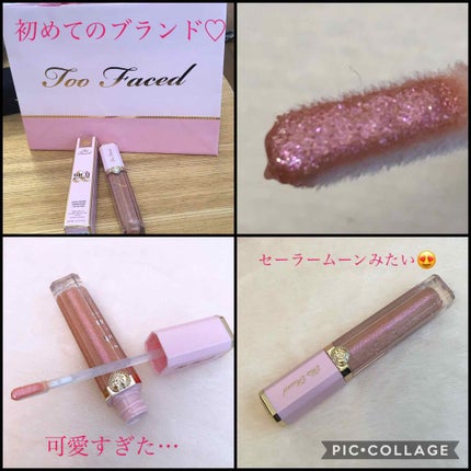 リッチ&ダズリン ハイシャイン スパークリング リップグロス/Too Faced/リップグロスを使ったクチコミ(2枚目)