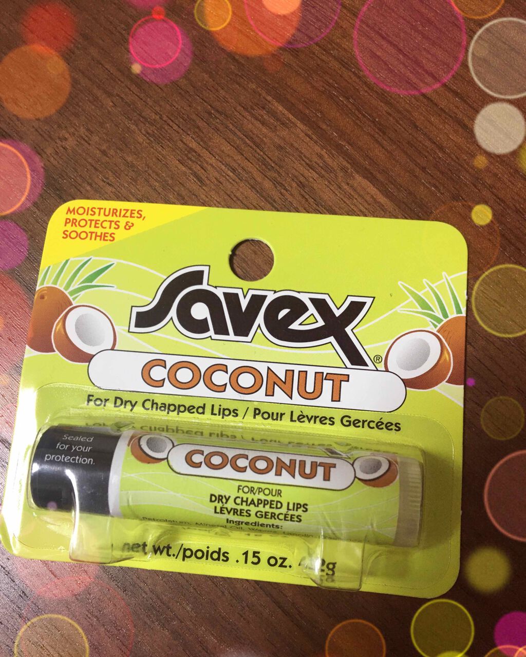 サベックス リップクリーム スティック ココナッツ/サベックス/リップクリームを使ったクチコミ(1枚目)