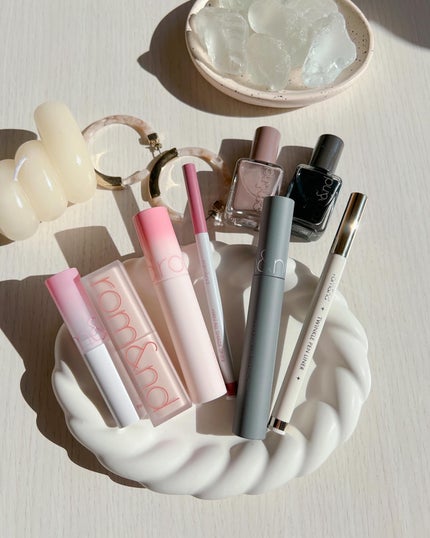 ジューシーラスティングティント/rom&nd/リップティントを使ったクチコミ(9枚目)