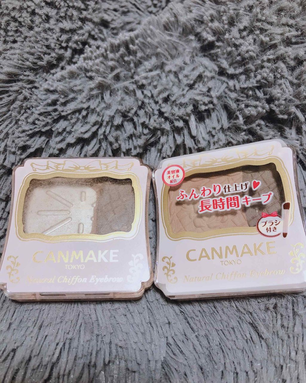 ナチュラルシフォンアイブロウ/キャンメイク/パウダーアイブロウを使ったクチコミ（1枚目）