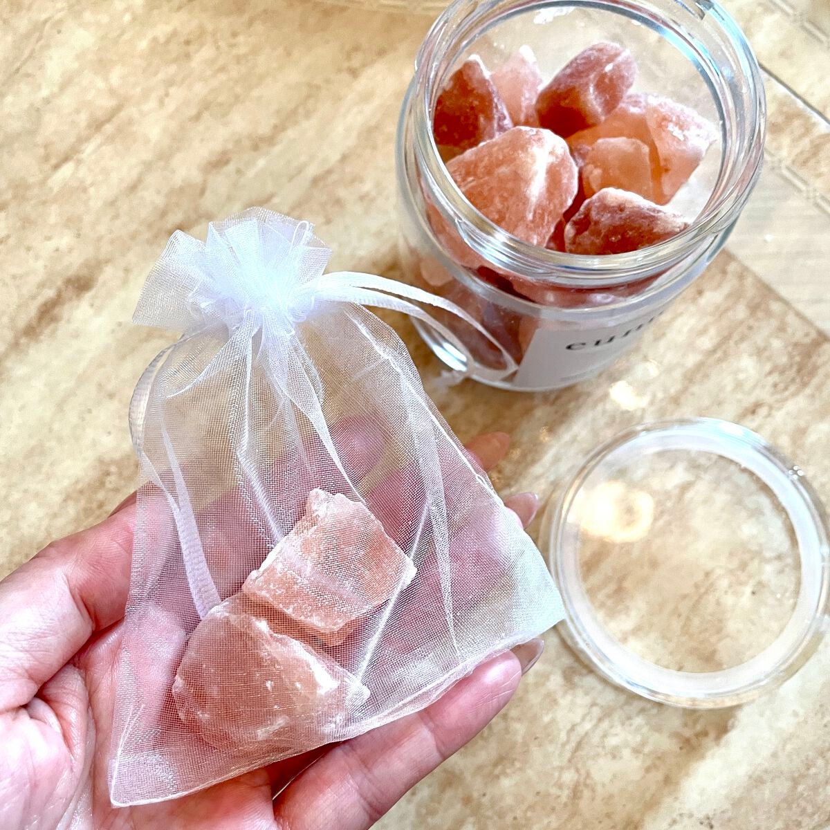 クォーツバスソルト クリスタル/eume(イウミー)/無機塩系入浴剤を使ったクチコミ(2枚目)