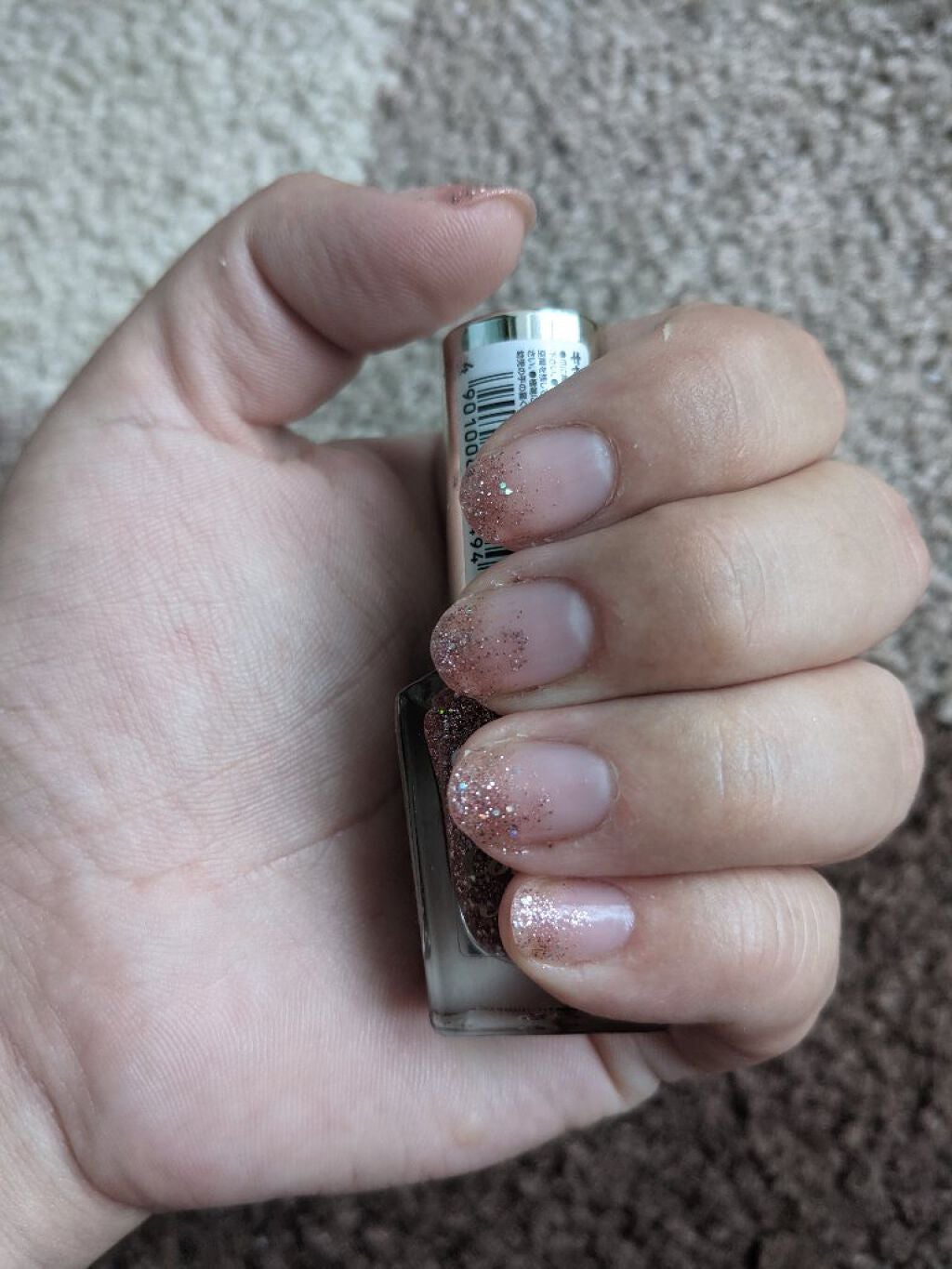 ak on LIPS 「キャンメイクのポリッシュでグラデーション。淡いピンクがめちゃく..」(2枚目)