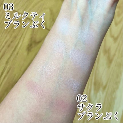 プランぷくコーデアイズ/キャンメイク/パウダーアイシャドウを使ったクチコミ(3枚目)