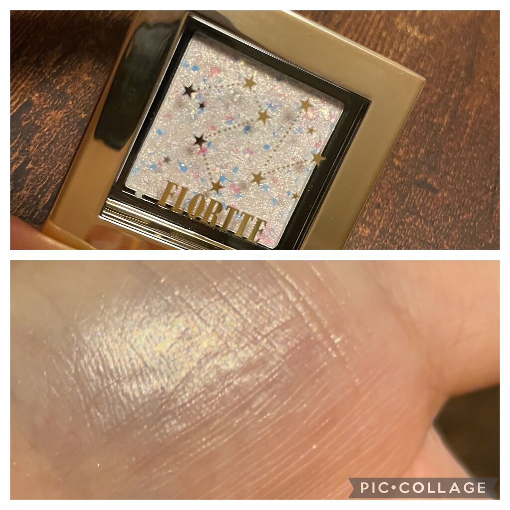フロレット星に願いシリーズ シングルアイシャドウ/FLORTTE/単色アイシャドウを使ったクチコミ(1枚目)