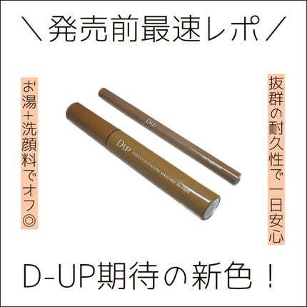 パーフェクトエクステンション マスカラ for カール/D-UP/マスカラを使ったクチコミ(1枚目)