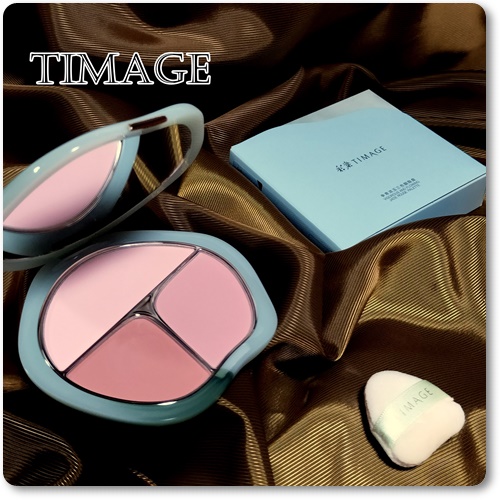 TIMAGE  3色チークパレット/TIMAGE/パウダーチークを使ったクチコミ（1枚目）