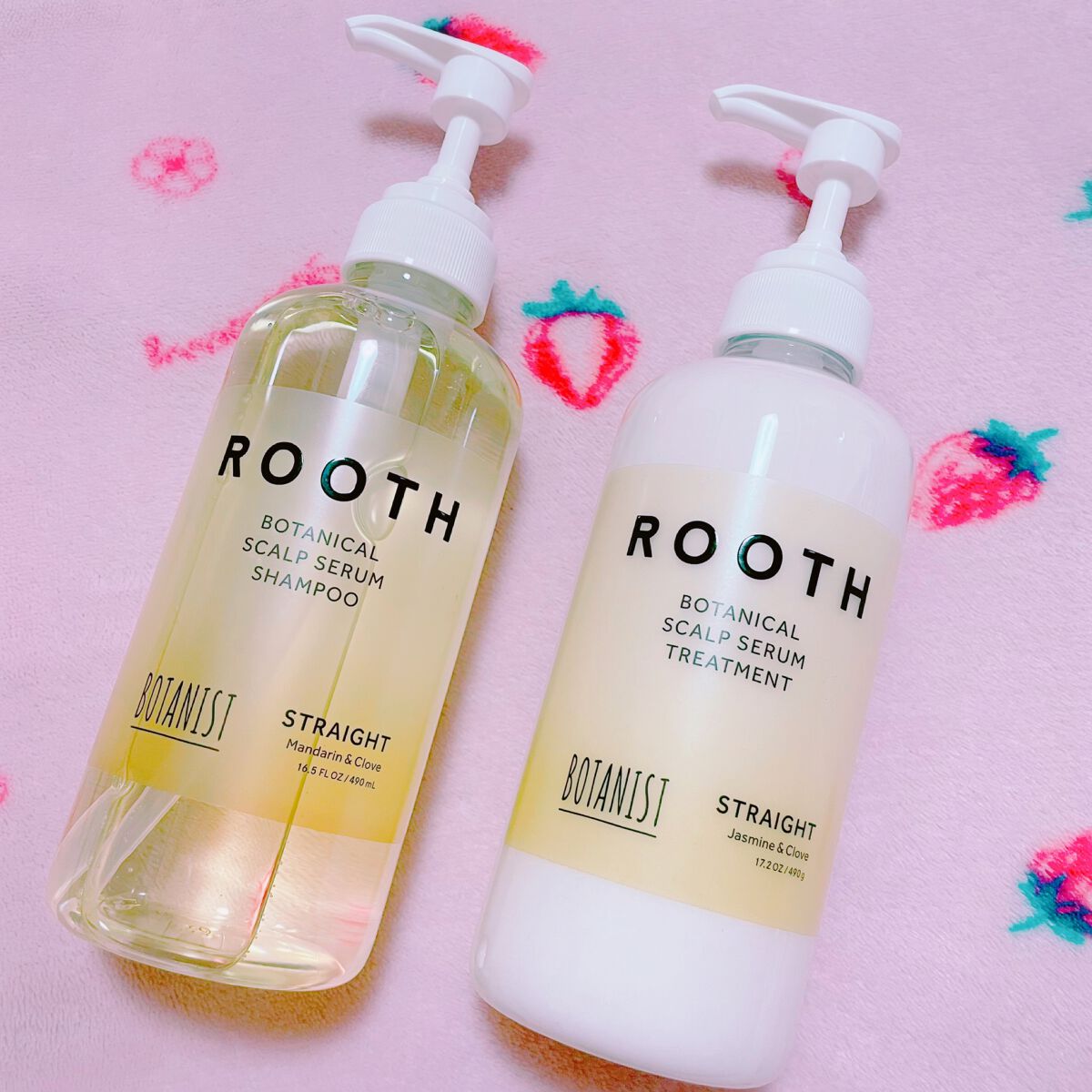 ルース ボタニカルスカルプセラム シャンプー・トリートメント(ストレート)/BOTANIST/市販シャンプーを使ったクチコミ(1枚目)