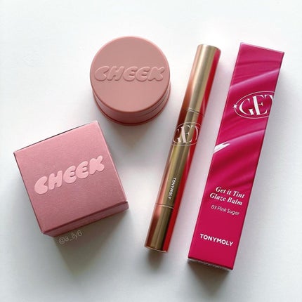 ゲットイットティントグレーズバーム/TONYMOLY/リップティントを使ったクチコミ(5枚目)