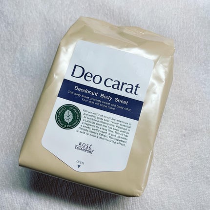 デオカラット 薬用デオドラント ボディシート/デオカラット/ボディシートを使ったクチコミ(3枚目)