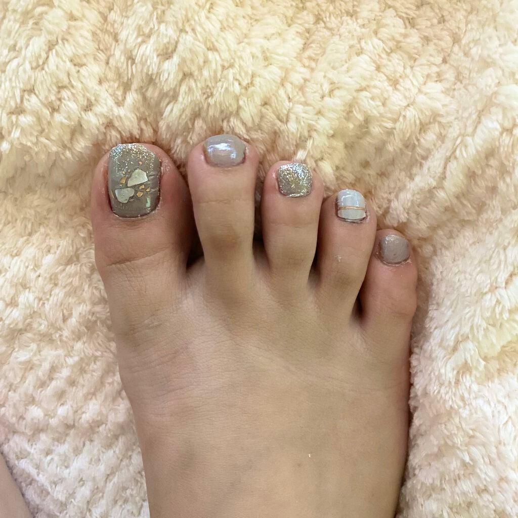 ネイルシール/Qoo10/ネイルシールを使ったクチコミ(3枚目)