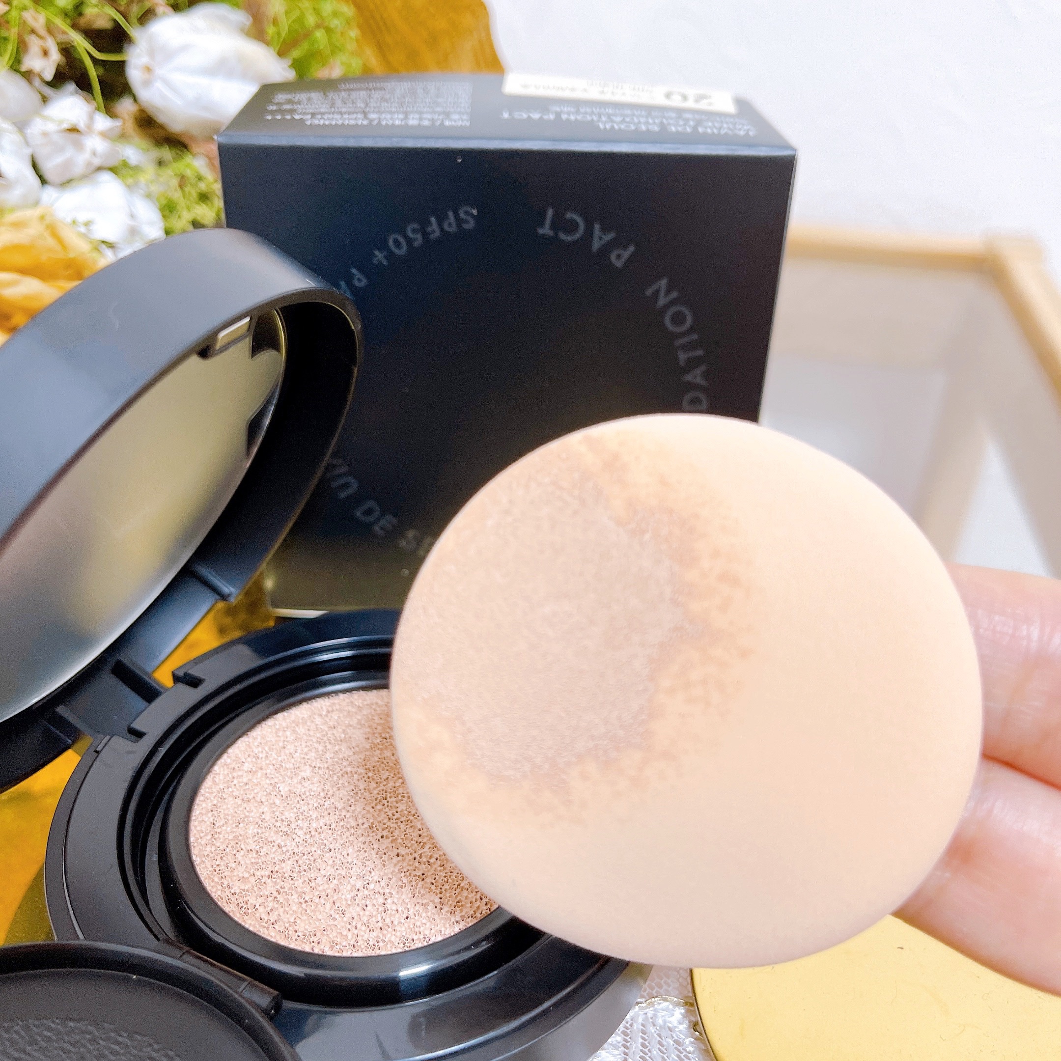 ジャビンドゥソウル ウインクファンデーションパクト/Javin De Seoul/クッションファンデーションを使ったクチコミ（2枚目）