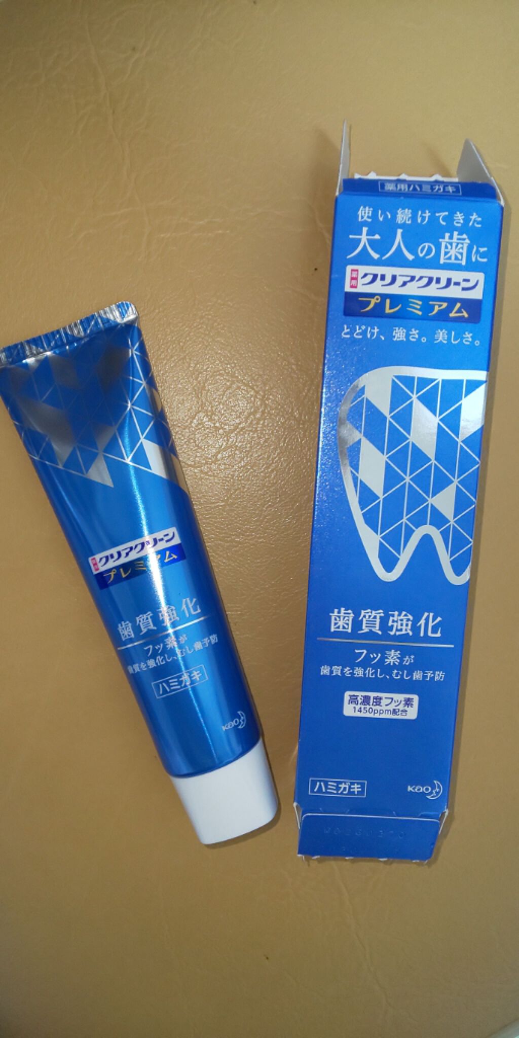 クリアクリーン プレミアム 歯質強化 (薬用ハミガキ)/クリアクリーン/歯磨き粉を使ったクチコミ（1枚目）