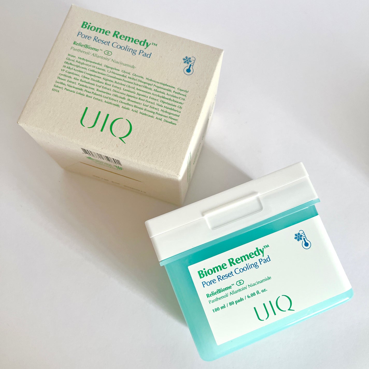 バイオームレメディポアリセットクーリングパッド/UIQ/トナーパッドを使ったクチコミ(1枚目)