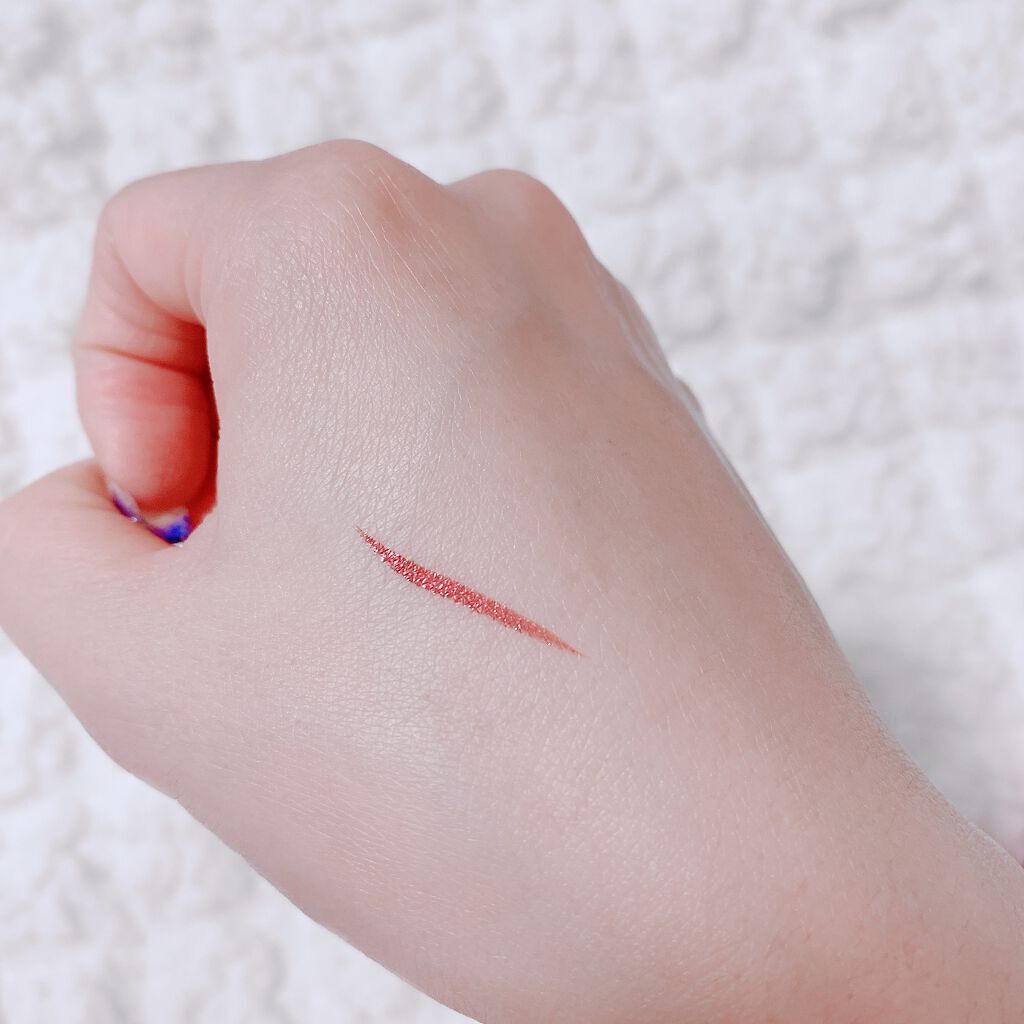 ラブ・ライナー リキッド グリッターコレクション ボルドーブラウン/ラブ・ライナー/リキッドアイライナーを使ったクチコミ（2枚目）