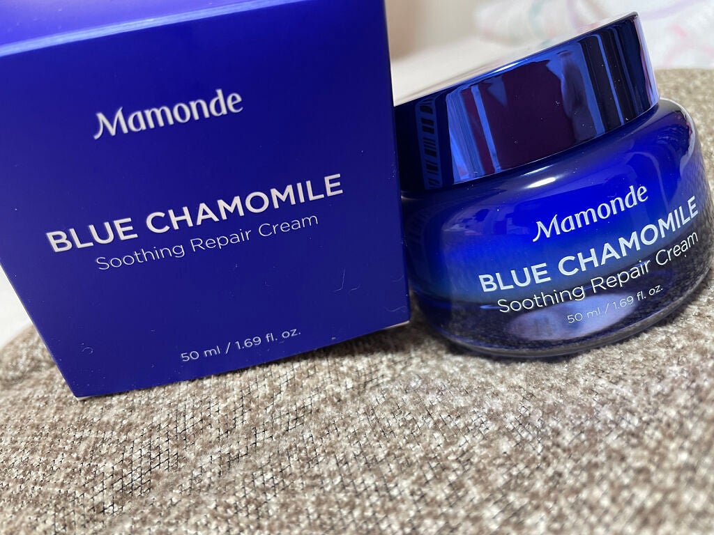 mamonde blue chamomile soothing repair cream/Mamonde/フェイスクリームを使ったクチコミ(1枚目)