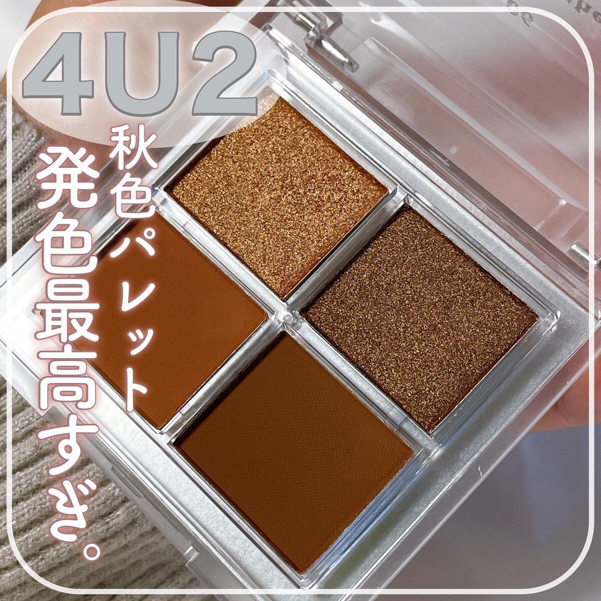 アイシャドウパレット/4U2/アイシャドウパレットを使ったクチコミ（1枚目）