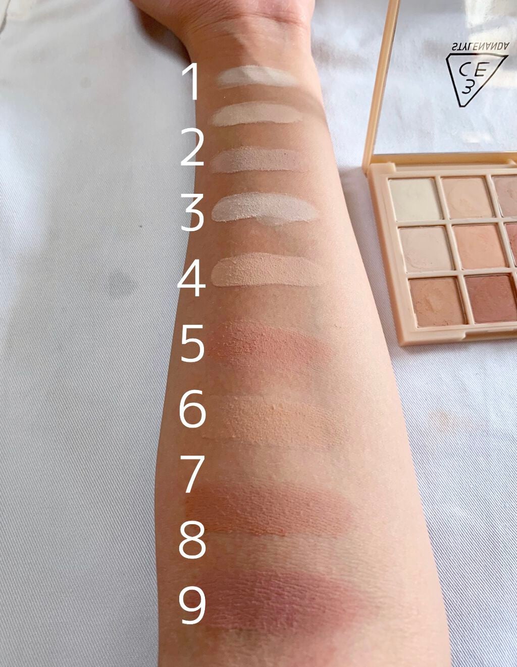 3CE マルチアイカラーパレット/3CE/アイシャドウパレットを使ったクチコミ(5枚目)