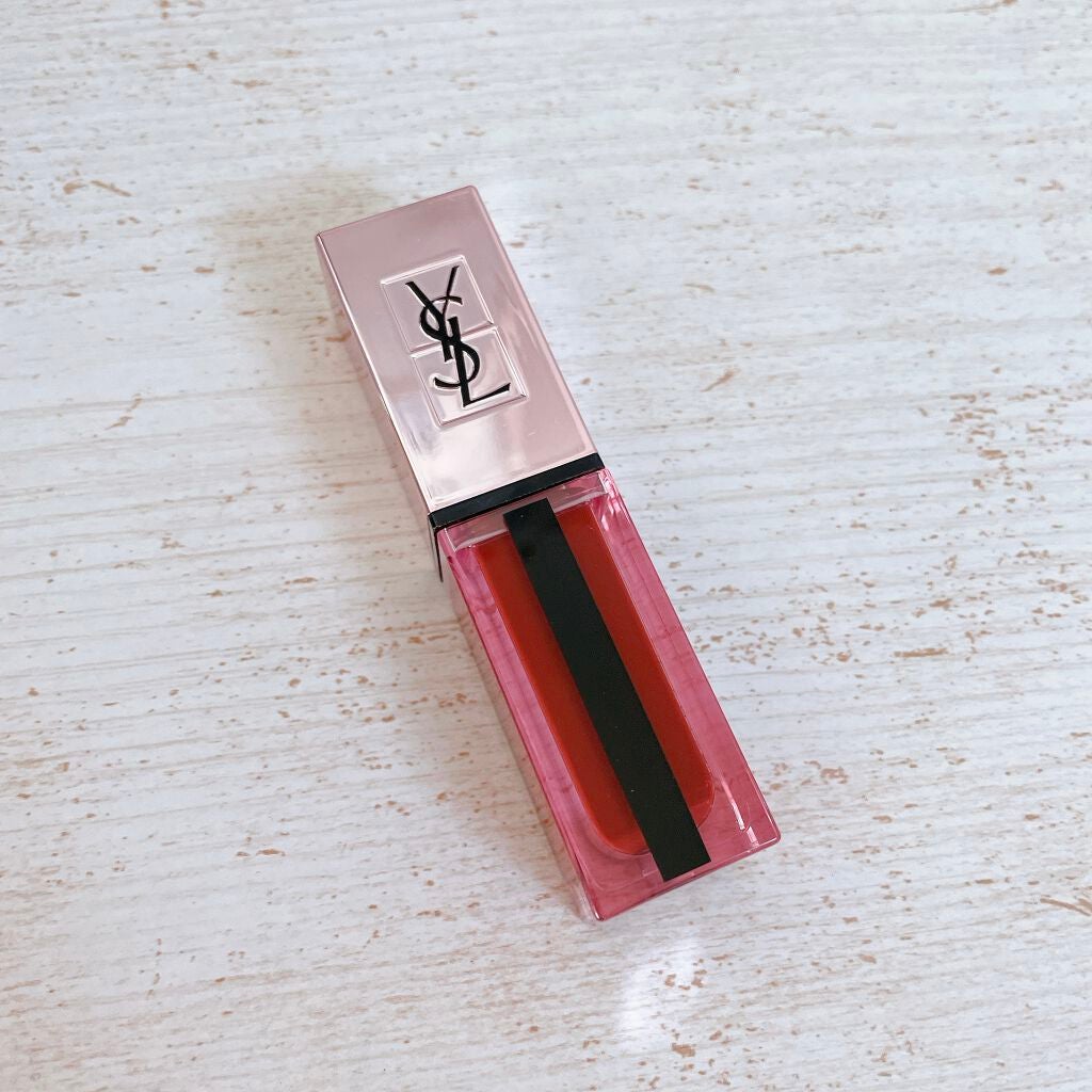 ルージュ ピュールクチュール ヴェルニ ウォーターグロウ/YVES SAINT LAURENT BEAUTE/口紅を使ったクチコミ(5枚目)