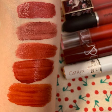 ジューシーラスティングティント/rom&nd/リップティントを使ったクチコミ(2枚目)