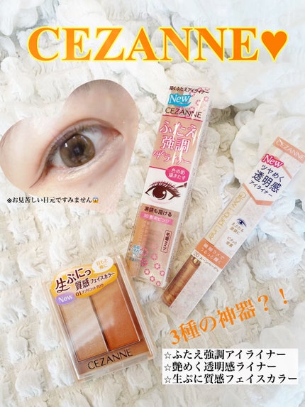グロウリキッドライナー/CEZANNE/リキッドアイライナーを使ったクチコミ(1枚目)