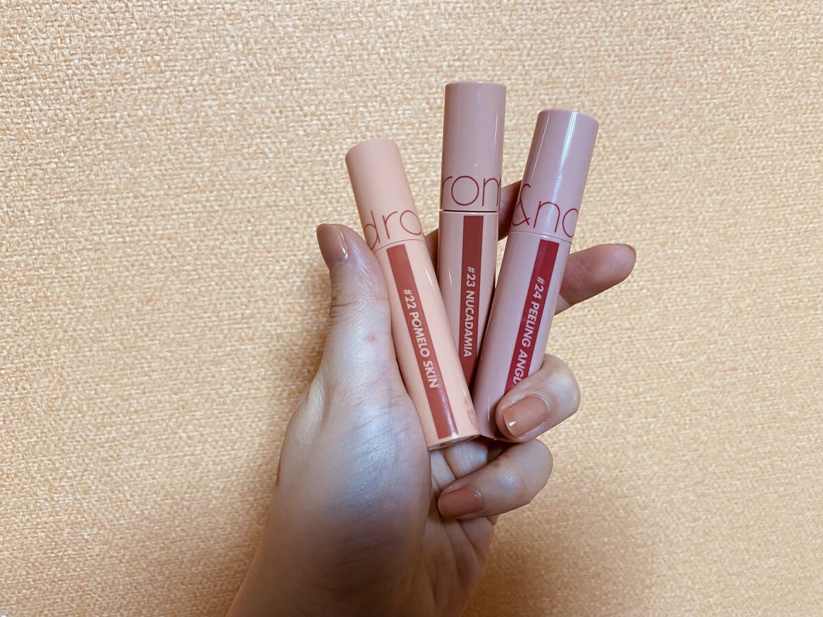 ジューシーラスティングティント/rom&nd/リップティントを使ったクチコミ（1枚目）