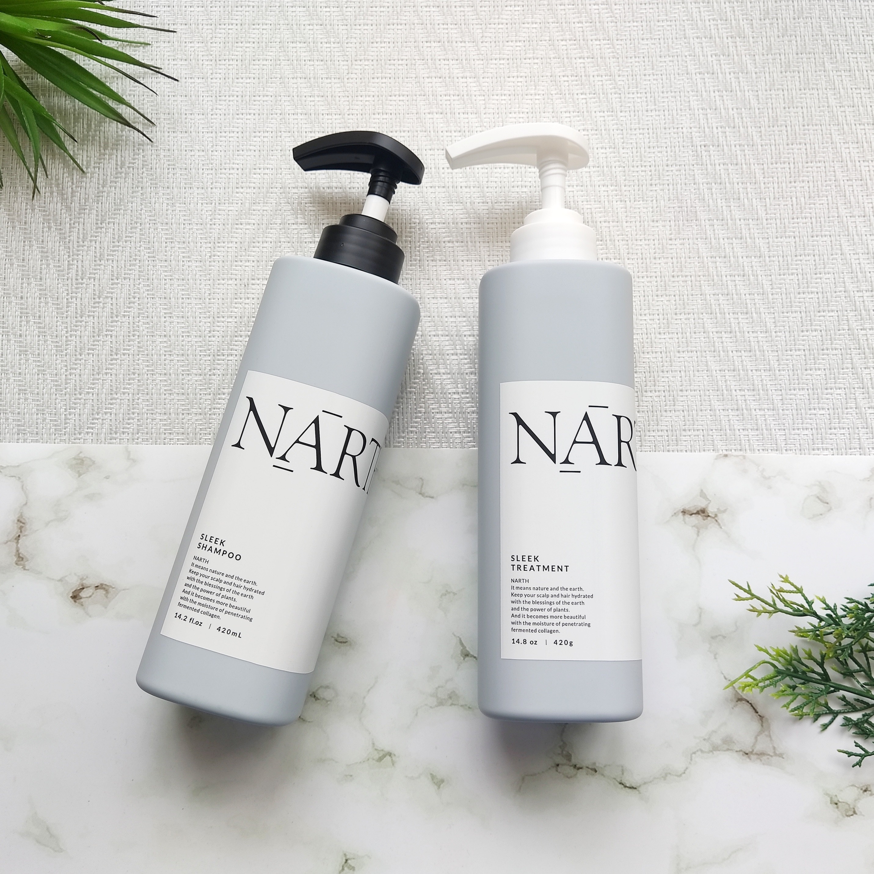 スリーク&リラックスシャンプー／トリートメント/NARTH/市販シャンプーを使ったクチコミ（1枚目）