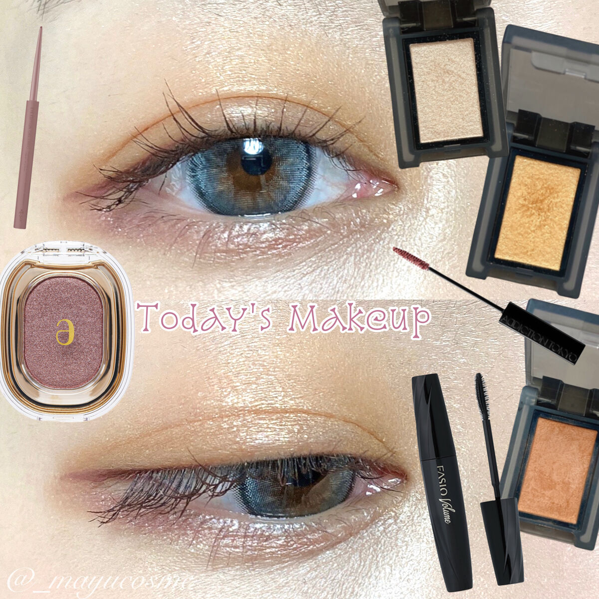 セルヴォーク ヴォランタリー アイズ 11 シャンパンゴールド/Celvoke/単色アイシャドウを使ったクチコミ（1枚目）