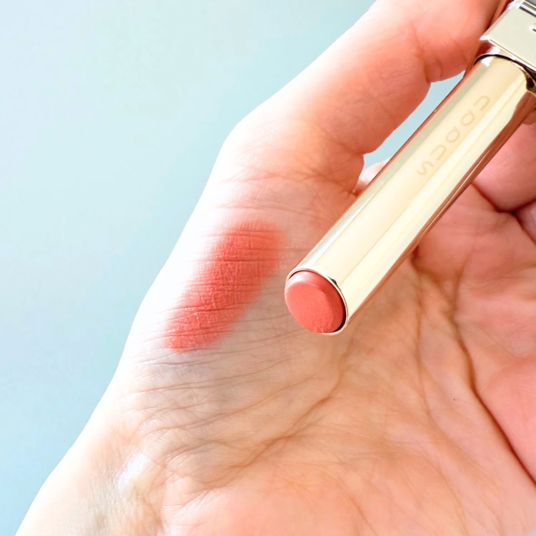 SUQQU ベルベット フィット リップスティック 04 夕桃 -YUUMOMO/SUQQU/口紅を使ったクチコミ（3枚目）