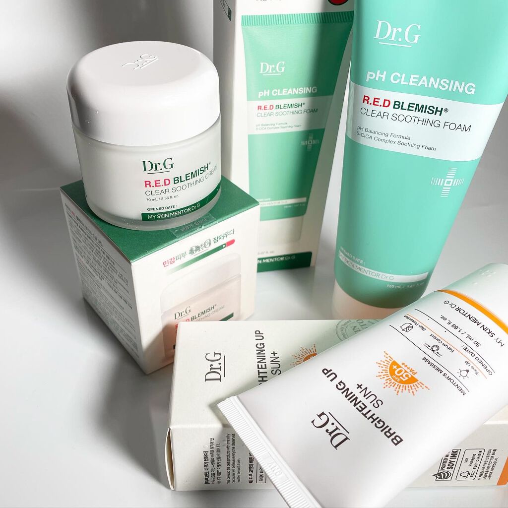 弱酸性レッドブレミッシュクリアスージングフォーム/Dr.G/洗顔フォームを使ったクチコミ（1枚目）