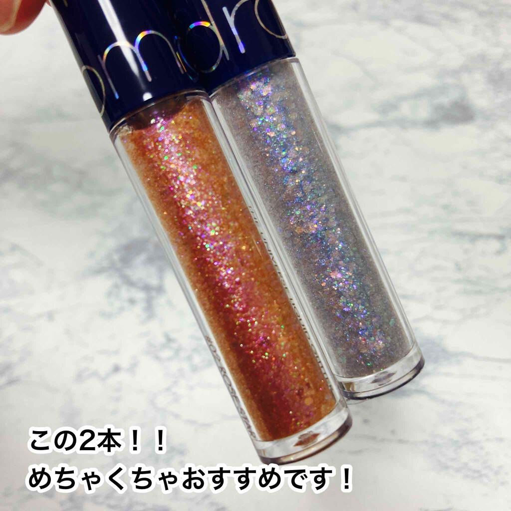 リキッド グリッター シャドウ/rom&nd/グリッターを使ったクチコミ(6枚目)