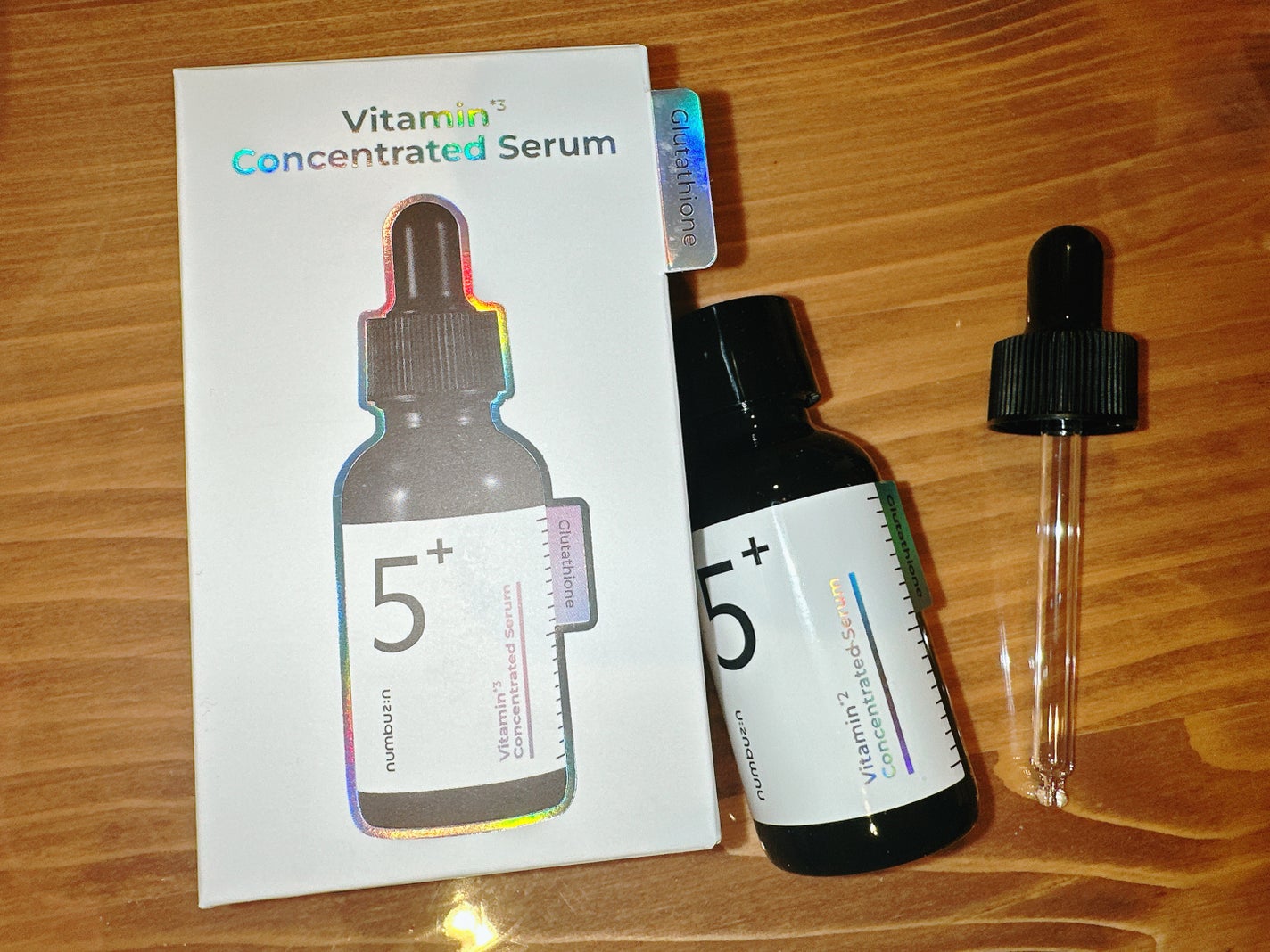 5番 白玉グルタチオンC美容液/numbuzin/美容液を使ったクチコミ(1枚目)