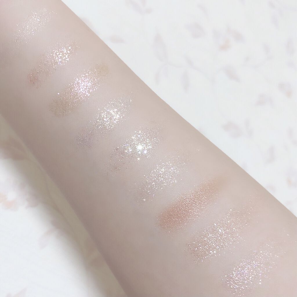 グリッターペディアアイパレット/unleashia/アイシャドウパレットを使ったクチコミ（2枚目）