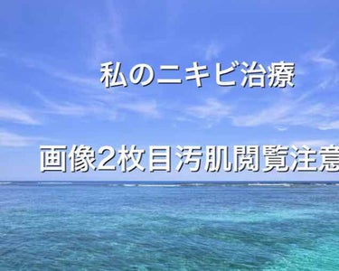 ふゆじう on LIPS 「汚肌閲覧注意！ニキビ治療日記ニキビの治療観察として投稿していき..」（1枚目）