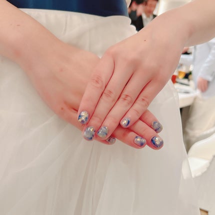 mamico on LIPS 「*お客様ネイル💅✨ブライダルネイルをお任せしていただきました😊..」(2枚目)