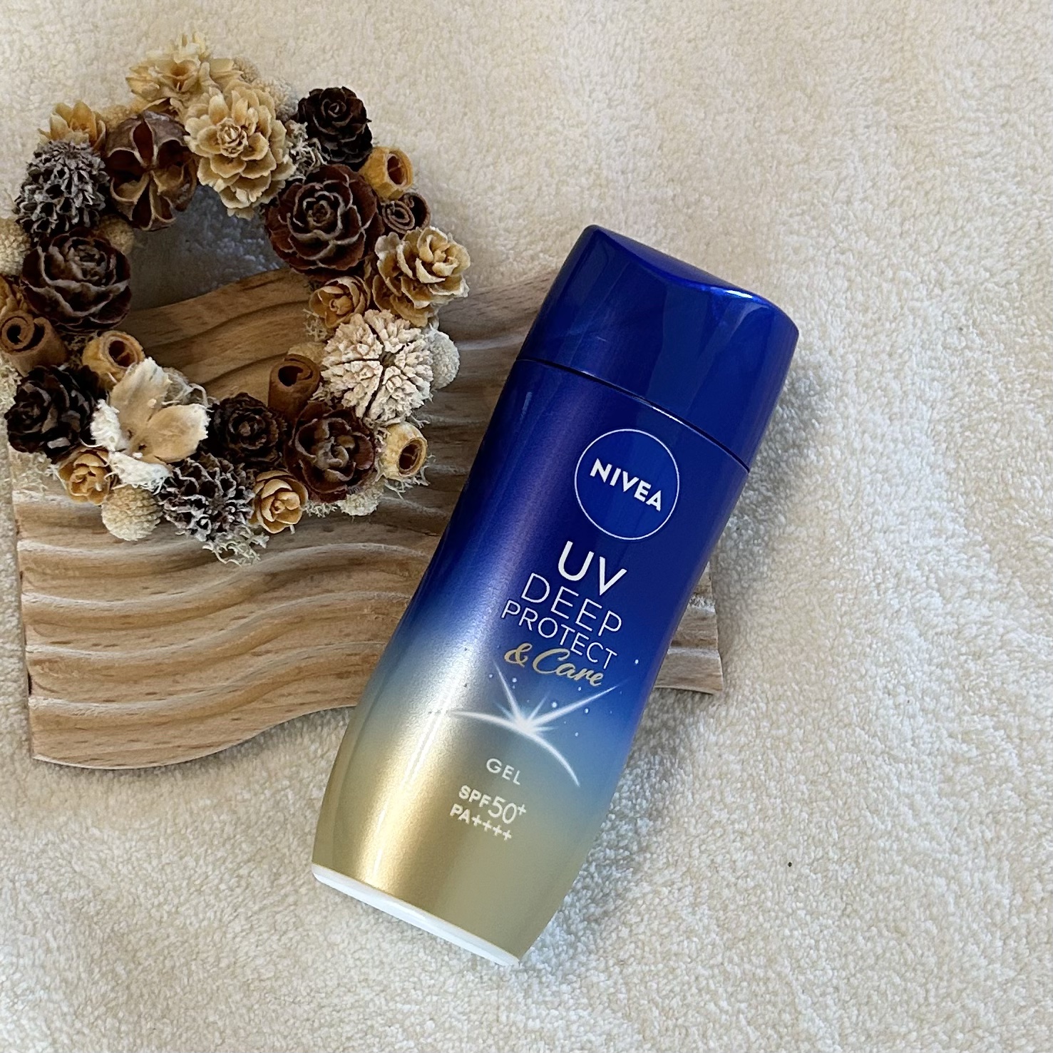 ニベアUV ディープ プロテクト＆ケア ジェル/ニベア/日焼け止めジェルを使ったクチコミ（1枚目）